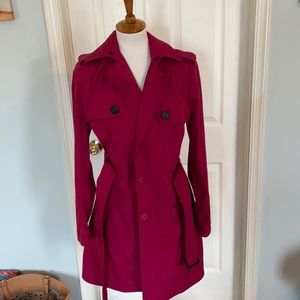 Pink Trench Coat